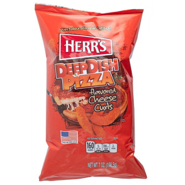 Herr’s Deep Dish Pizza Cheese Curls (Pennsylvania)