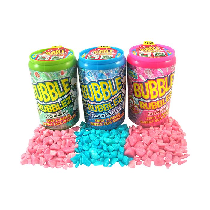 Bubble Rubblez 3 flavours